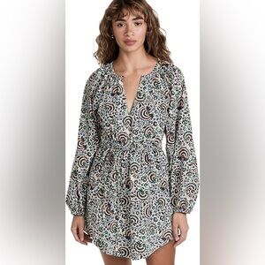 NWOT A.L.C. Floral Long Sleeve Mini Dress size 2